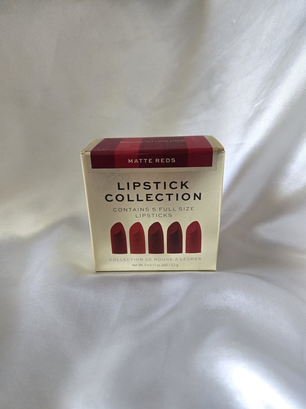 Revolution Matte Reds Lipstick Collection - Deep Red, True Red, Crimson